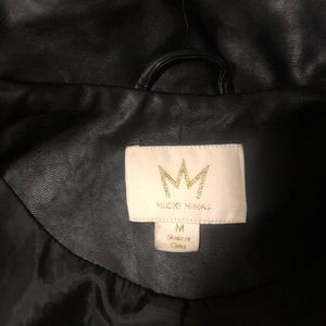 Used Nicki Minaj Faux Leather Jacket Size: M
